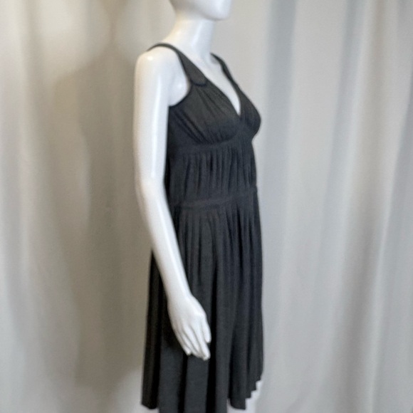 Marc Jacobs Babydoll Jersey Knit Tank Dress Size Small Shirred Pleated A-Line - Picture 5 of 12